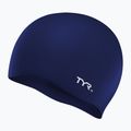 Шапочка для плавання дитяча TYR Wrinkle-Free Silicone navy