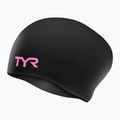 Шапочка для плавання TYR Wrinkle-Free чорно-рожева LCSLB_121 3