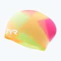 Шапочка для плавання TYR Tiedye Long Hair Multicolor Jr yellow/pink/orange