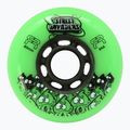 Колеса для роликів FR Skates Street Invaders Wheels 80mm/84A X4 green/black