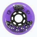 Колеса для роликів FR Skates Street Invaders Wheels 80mm/84A X4 purple/black