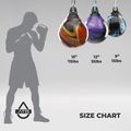Боксерська груша Aqua Training Bag Energy Punching Bag 15" чорний/сріблястий 8