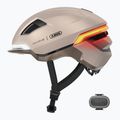 Шолом велосипедний з показчиками повороту ABUS Hyp-E champagne gold 3