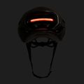 Шолом велосипедний ABUS Taipan LED graphite silver 9