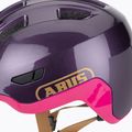 Шолом велосипедний дитячий ABUS Smiley 3.0 ACE LED royal purple 7