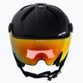 Шолом лижний чоловічий Alpina Attelas Visor QVM чорний 9090130 2