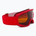 Маска лижна дитяча Alpina Piney red matt/orange
