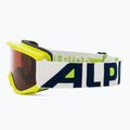 Маска лижна  дитяча  Alpina Piney lime matt/orange 7268471 4
