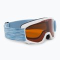 Маска лижна дитяча Alpina Piney white/skyblue matt/orange