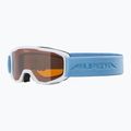 Маска лижна дитяча Alpina Piney white/skyblue matt/orange 6