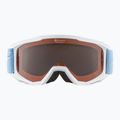 Маска лижна дитяча Alpina Piney white/skyblue matt/orange 8
