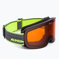 Маска лижна Alpina Nakiska black neon/dh 7281132