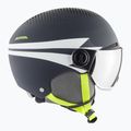 Шолом лижний дитячий Alpina Zupo Visor Q-Lite charcoal/neon matt 11