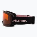 Маска лижна Alpina Nakiska black/rose matt/orange 4