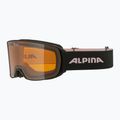 Маска лижна Alpina Nakiska black/rose matt/orange 6