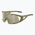 Окуляри сонцезахисні Alpina Hawkeye Q-Lite olive matt/silver mirror
