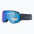 Окуляри лижні Alpina Slope Q-Lite black/ dirblue matt/ blue