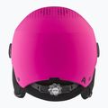 Шолом гірськолижний дитячий Alpina Zupo Visor Q-Lite pink matt 3