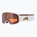 Окуляри лижні Alpina Ladis Q white/ gold matt/ gold 5
