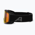 Окуляри гірськолижні Alpina Venet Q-Lite black matt/red 4
