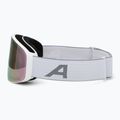 Окуляри гірськолижні дитячі Alpina Fernie Q-Lite white matt/rose 4