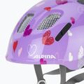 Шолом велосипедний дитячий Alpina Ximo 2 Jr purple hearts gloss 7
