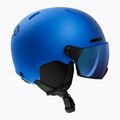 Шолом лижний дитячий Alpina Zupo 2 Visor Q-Lite blue matt 2