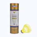 Волани для бадмінтону VICTOR Nylon Shuttle 2000 medium 6 шт. yellow