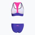 Купальник роздільний жіночий aquafeel Racerback blue pink flames 2