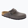 Шльопанці BIRKENSTOCK Boston Soft Footbed Oiled Leather Narrow iron 8