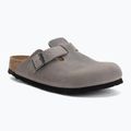 Шльопанці BIRKENSTOCK Boston Soft Footbed Oiled Leather Narrow iron