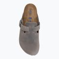 Шльопанці BIRKENSTOCK Boston Soft Footbed Oiled Leather Narrow iron 5