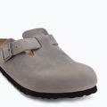 Шльопанці BIRKENSTOCK Boston Soft Footbed Oiled Leather Narrow iron 7