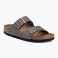 Шльопанці BIRKENSTOCK Arizona Soft Footbed Oiled Leather Narrow iron