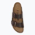 BIRKENSTOCK Arizona NL Вузькі темно-коричневі шльопанці 5
