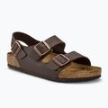 Босоніжки BIRKENSTOCK Milano BF Regular темно-коричневі
