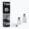 Волани для бадмінтону Talbot-Torro Tech 450, Premium Nylon 6 шт. білі 469282