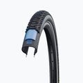 Велосипедна шина SCHWALBE Marathon E-Plus Smart Dualguard Addix E дротова чорна з рефлекторним покриттям 6