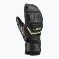 Рукавиці гірськолижні дитячі LEKI WCR Team 3D Junior Mitt black/ ice lemon 8