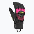 Рукавиці лижні LEKI WCR Core TR black/neon pink/neon yellow 2