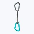 Карабін швидкий для альпінізму EDELRID Pure Set II 18 cm slate-icemint