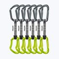 EDELRID Pure 6-компонентний експрес-набір для скелелазіння. 10 см шифер/оазис