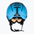 Гірськолижний шолом CASCO SP-2 Photomatic Visor strusted небесний градієнт матовий 3