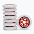 Колеса для роликових ковзанів з підшипниками Powerslide PS One Spacer/Bearings 100mm/82A 8 шт. білі 905302 2