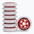 Колеса для роликових ковзанів з підшипниками Powerslide PS One Spacer/Bearings 8 шт. 90mm/82A білі 905304 2