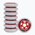 Колеса для роликових ковзанів з підшипниками Powerslide PS One Spacer/Bearings 8 шт. 84mm/82A білі 905306 2