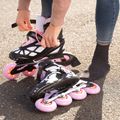 Роликові ковзани жіночі Playlife Lancer 84 чорно-фіолетові 880274 14