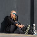 Роликові ковзани чоловічі Powerslide Imperial One 80 чорно-жовті 908376 9