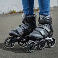 Чоловічі роликові ковзани Playlife GT 110 чорні/сірі 13