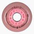 Колеса для роликів Powerslide Neons LED 72 mm/85 A 4 pcs. rose